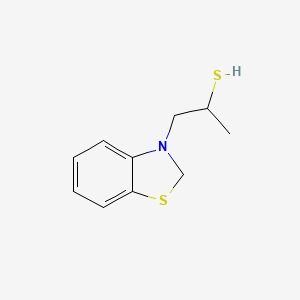 1-(2H-1,3-benzothiazol-3-yl)propane-2-thiol