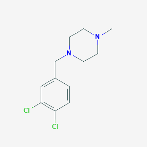 molecular formula C12H16Cl2N2 B5641043 1-(3,4-dichlorobenzyl)-4-methylpiperazine 