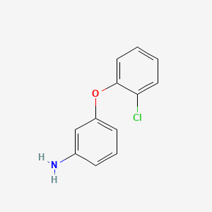 molecular formula C12H10ClNO B564115 3-(2-Chlorophenoxy)aniline CAS No. 105945-25-3