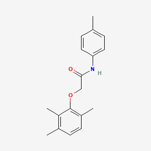 molecular formula C18H21NO2 B5641226 N-(4-methylphenyl)-2-(2,3,6-trimethylphenoxy)acetamide 