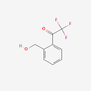 molecular formula C9H7F3O2 B564124 2,2,2-三氟-1-[2-(羟甲基)苯基]乙酮 CAS No. 100656-08-4