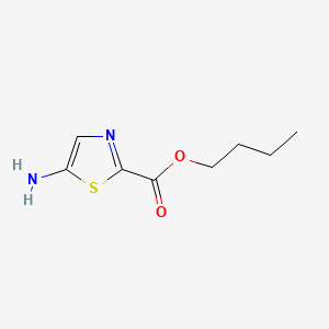 molecular formula C8H12N2O2S B564133 2-Thiazolecarboxylic acid,5-amino-,butyl ester CAS No. 101252-51-1