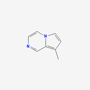 molecular formula C8H8N2 B564136 8-Methylpyrrolo[1,2-a]pyrazine CAS No. 110674-39-0