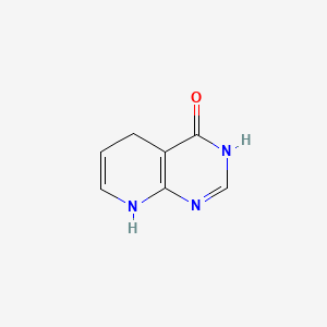 molecular formula C7H7N3O B564139 5,8-Dihydropyrido[2,3-d]pyrimidin-4(1h)-one CAS No. 104357-95-1