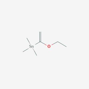 molecular formula C7H16OSn B056414 (1-Ethoxyvinyl)trimethylstannane CAS No. 112713-84-5