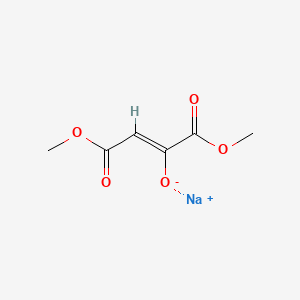 molecular formula C6H7NaO5 B564146 2-(Sodiooxy)-2-butenedioic acid dimethyl ester CAS No. 104629-54-1
