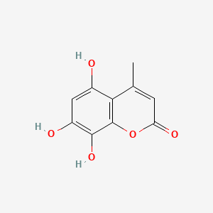 molecular formula C10H8O5 B564152 5,7,8-Trihydroxy-4-methyl-2H-chromen-2-one CAS No. 102539-85-5