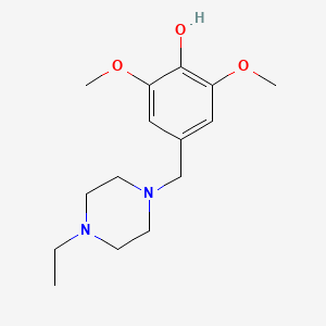 4-[(4-ethyl-1-piperazinyl)methyl]-2,6-dimethoxyphenol