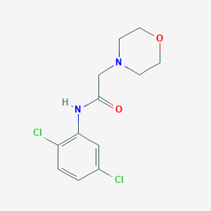 molecular formula C12H14Cl2N2O2 B5641714 N-(2,5-dichlorophenyl)-2-(4-morpholinyl)acetamide 