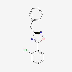 molecular formula C15H11ClN2O B5641747 3-benzyl-5-(2-chlorophenyl)-1,2,4-oxadiazole 