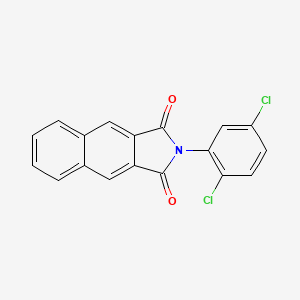 molecular formula C18H9Cl2NO2 B5641762 2-(2,5-dichlorophenyl)-1H-benzo[f]isoindole-1,3(2H)-dione 