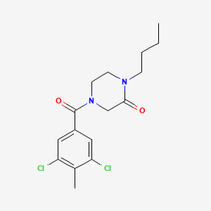 1-butyl-4-(3,5-dichloro-4-methylbenzoyl)-2-piperazinone