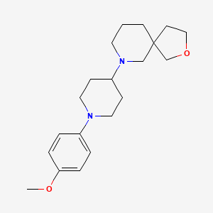 7-[1-(4-methoxyphenyl)piperidin-4-yl]-2-oxa-7-azaspiro[4.5]decane