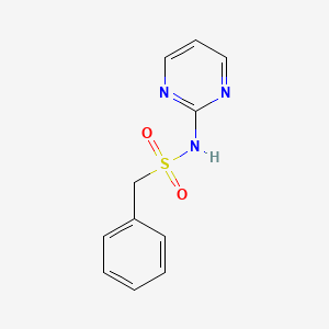 1-phenyl-N-2-pyrimidinylmethanesulfonamide