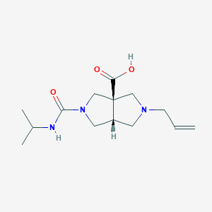 (3aR*,6aR*)-2-allyl-5-[(isopropylamino)carbonyl]hexahydropyrrolo[3,4-c]pyrrole-3a(1H)-carboxylic acid