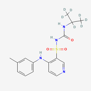 molecular formula C16H20N4O3S B564191 Torsemide-d7 CAS No. 1189375-06-1