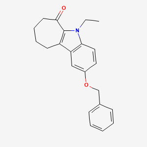 2-(benzyloxy)-5-ethyl-7,8,9,10-tetrahydrocyclohepta[b]indol-6(5H)-one