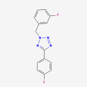 2-(3-fluorobenzyl)-5-(4-fluorophenyl)-2H-tetrazole