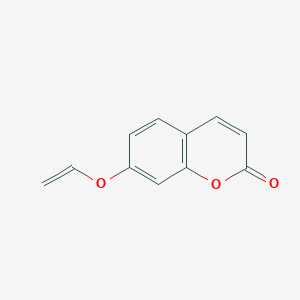 molecular formula C11H8O3 B056420 7-Ethenyloxycoumarin CAS No. 120876-04-2