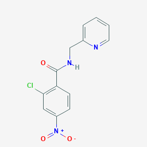 2-chloro-4-nitro-N-(2-pyridinylmethyl)benzamide