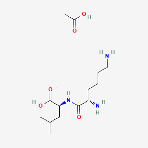 molecular formula C14H29N3O5 B564206 Lys-Leu acetate salt CAS No. 103404-72-4