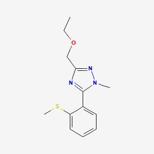 3-(ethoxymethyl)-1-methyl-5-[2-(methylthio)phenyl]-1H-1,2,4-triazole