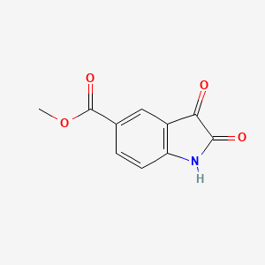 molecular formula C10H7NO4 B564218 Methyl 2,3-dioxoindoline-5-carboxylate CAS No. 101460-85-9