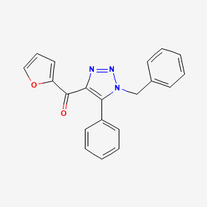 (1-benzyl-5-phenyl-1H-1,2,3-triazol-4-yl)(2-furyl)methanone