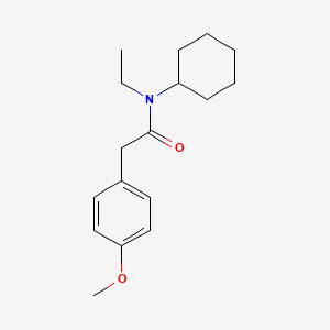 N-cyclohexyl-N-ethyl-2-(4-methoxyphenyl)acetamide