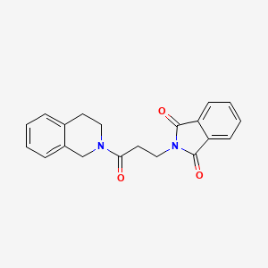 2-[3-(3,4-dihydro-2(1H)-isoquinolinyl)-3-oxopropyl]-1H-isoindole-1,3(2H)-dione