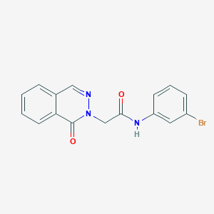 N-(3-bromophenyl)-2-(1-oxo-2(1H)-phthalazinyl)acetamide