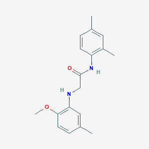 molecular formula C18H22N2O2 B5642461 N~1~-(2,4-dimethylphenyl)-N~2~-(2-methoxy-5-methylphenyl)glycinamide 