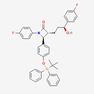molecular formula C40H39F2NO3Si B564261 依泽替米贝苯氧叔丁基二苯基甲硅醚 CAS No. 1042722-66-6