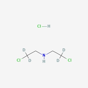 molecular formula C4H10Cl3N B564269 双(2-氯乙基)胺-d4 盐酸盐 CAS No. 58880-33-4