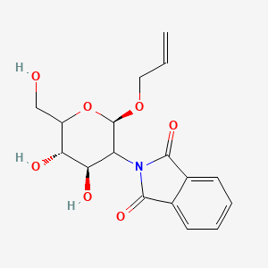 B564274 Allyl 2-Deoxy-2-(1,3-dihydro-1,3-dioxo-2H-isoindol-2-yl)-beta-D-glucopyranoside CAS No. 114853-29-1
