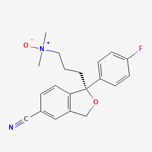 molecular formula C20H21FN2O2 B564279 (R)-Citalopram N-Oxide CAS No. 1217761-31-3