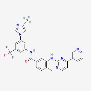molecular formula C28H22F3N7O B564286 尼洛替尼-d3 CAS No. 1215678-43-5