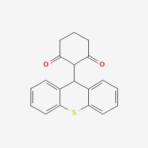molecular formula C19H16O2S B5642897 2-(9H-thioxanthen-9-yl)-1,3-cyclohexanedione 
