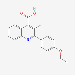 2-(4-ethoxyphenyl)-3-methyl-4-quinolinecarboxylic acid