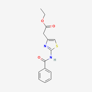 ethyl [2-(benzoylamino)-1,3-thiazol-4-yl]acetate