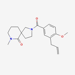 2-(3-allyl-4-methoxybenzoyl)-7-methyl-2,7-diazaspiro[4.5]decan-6-one