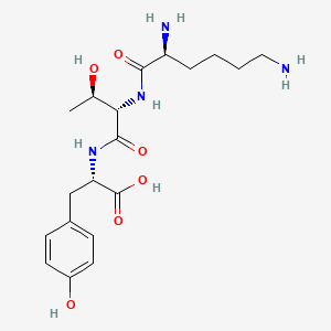 molecular formula C19H30N4O6 B564297 H-赖-苏-酪-OH CAS No. 108191-44-2