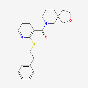 7-({2-[(2-phenylethyl)thio]pyridin-3-yl}carbonyl)-2-oxa-7-azaspiro[4.5]decane