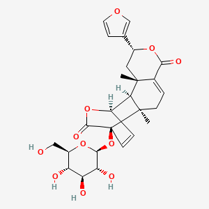 molecular formula C26H30O11 B564305 Fibleucinoside CAS No. 102926-02-3