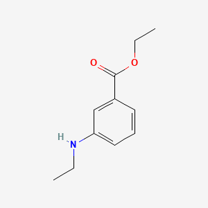 molecular formula C11H15NO2 B564306 3-(乙氨基)苯甲酸乙酯 CAS No. 102362-81-2