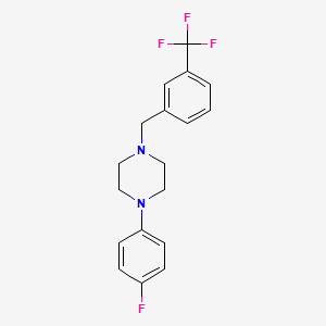 1-(4-fluorophenyl)-4-[3-(trifluoromethyl)benzyl]piperazine