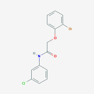 2-(2-bromophenoxy)-N-(3-chlorophenyl)acetamide