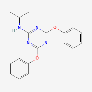 N-isopropyl-4,6-diphenoxy-1,3,5-triazin-2-amine