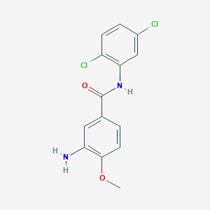 3-amino-N-(2,5-dichlorophenyl)-4-methoxybenzamide