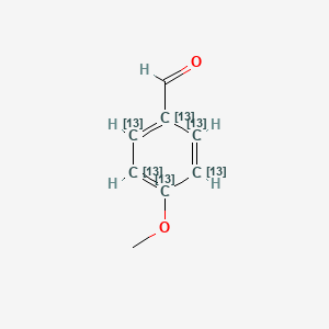molecular formula C8H8O2 B564328 4-甲氧基苯甲醛-13C6 CAS No. 1189441-55-1